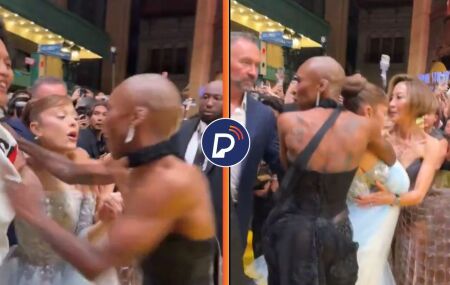 Ariana Grande &eacute; atacada por f&atilde; em evento de Wicked, e Cynthia Erivo sai em defesa da atriz