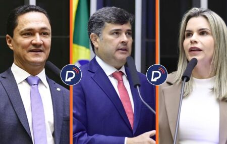 Deputados pernambucanos Andr&eacute; Ferreira, Eduardo da Fonte e Clarissa T&eacute;rcio.