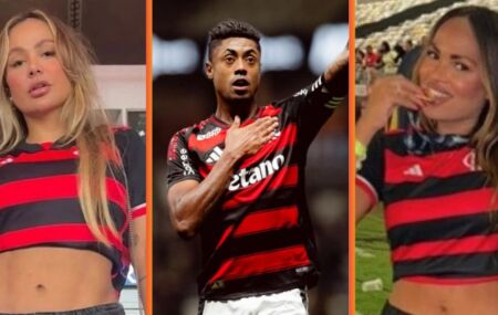 Marcou dentro e fora de casa: esposa e amante de Bruno Henrique engravidaram na mesma &eacute;poca