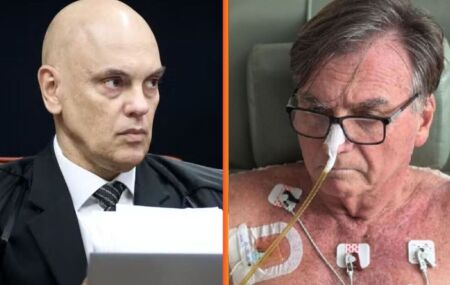 Bolsonaro &eacute; autorizado por Moraes a realizar cirurgia durante o feriado de Natal