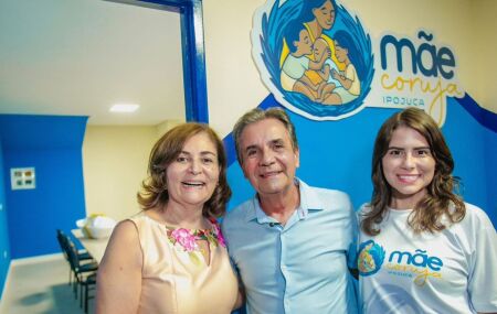 Prefeito de Ipojuca, Carlos Santana inaugura nova sede do Programa M&atilde;e Coruja em Nossa Senhora do &Oacute;