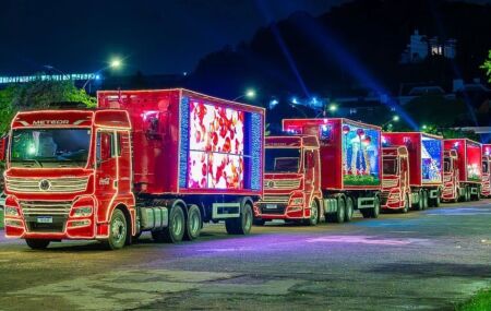 Caravana da Coca-Cola traz magia do Natal para as ruas do Recife; saiba data e local