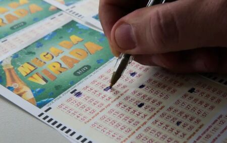 Cartela da Mega da Virada.