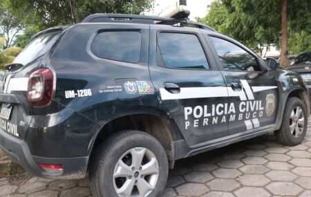 Viatura da Pol&iacute;cia Civil de Pernambuco.