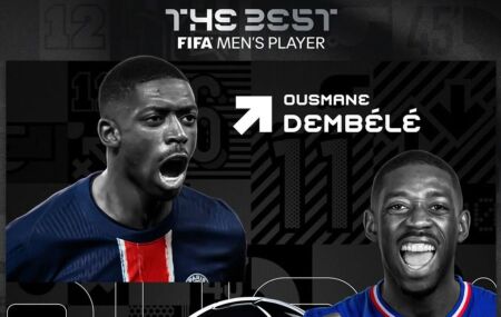 Demb&eacute;l&eacute; vence o FIFA The Best ap&oacute;s temporada brilhante com o PSG.