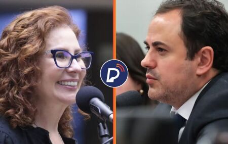 Deputados Carla Zambelli e Glauber Braga.