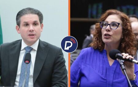 Deputados Hugo Motta e Carla Zambelli.