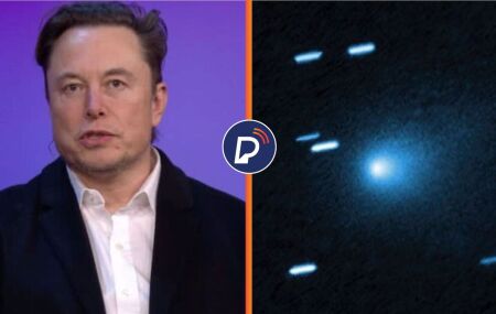 Elon Musk e Cometa. 