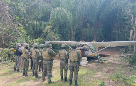 FAB intercepta aeronave da Venezuela sem plano de voo na Reserva Yanomami. 
