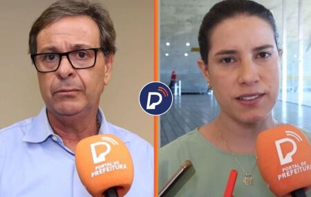 Gilson Machado e Raquel Lyra. 