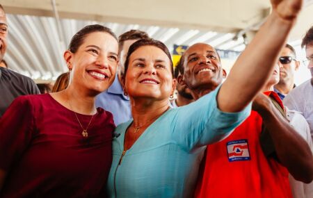 Governadora Raquel Lyra e Prefeita Professora Elcione. 