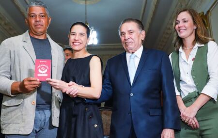 Governadora Raquel Lyra em evento do Hemope.