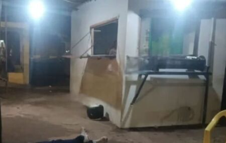 Bar onde homem foi morto.