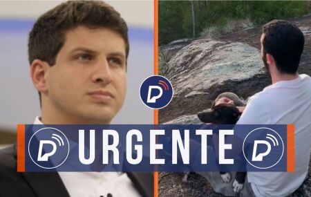 Jo&atilde;o Campos e candidato Marko Venicio dos Santos Batista.