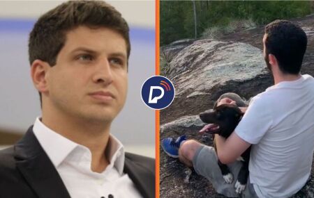 Jo&atilde;o Campos e candidato Marko Venicio dos Santos Batista