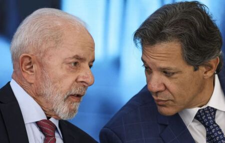 Lula e Fernando Haddad.