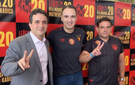 Matheus Souto Maior e equipe que ficar&aacute; &agrave; frente do Sport em 2026.