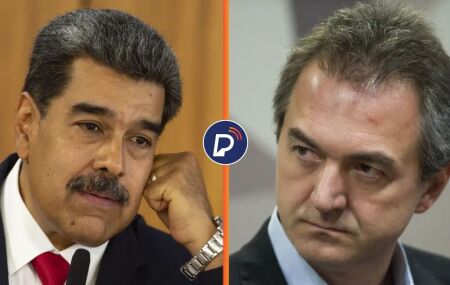 Nicol&aacute;s Maduro e Joesley Batista.