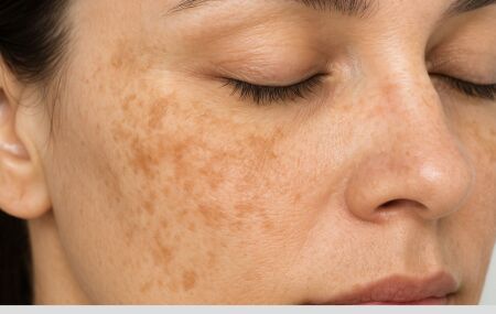 Manchas de melasma podem aparecer com mais intensidade em pessoas com ferritina baixa.