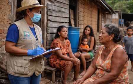 Agente de sa&uacute;de atua em &aacute;rea vulner&aacute;vel no combate a doen&ccedil;as negligenciadas no Brasil.
