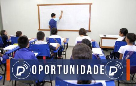 Oportunidade para professores. 