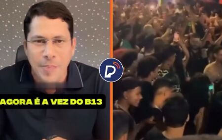 Pastor J&uacute;nior T&eacute;rcio e Baile do B-13, no Jord&atilde;o.