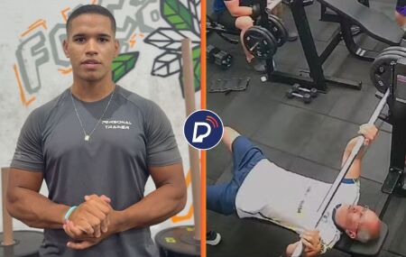 Personal trainer alerta sobre cuidados ap&oacute;s acidente com barra.