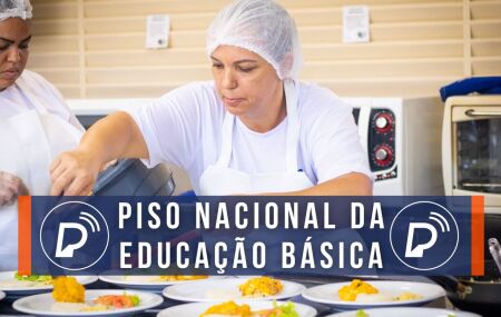 Piso nacional para profissionais da educa&ccedil;&atilde;o b&aacute;sica.