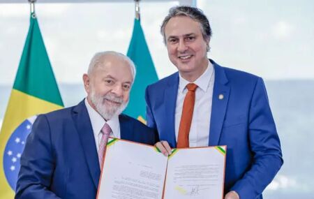 Presidente Lula e Camilo Santana.