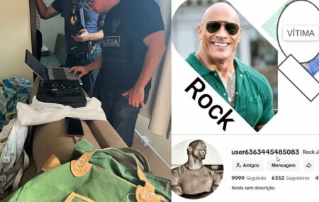 Golpe com perfil falso de The Rock leva &agrave; pris&atilde;o em Santa Catarina. 