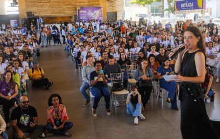 Raquel Lyra abre a 31&deg; edi&ccedil;&atilde;o da Ci&ecirc;ncia Jovem.