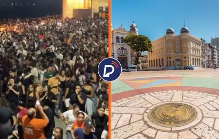 Prefeitura fecha o Marco Zero, mas f&eacute; ocupa o Recife: jovens se re&uacute;nem no Cais do Sert&atilde;o para louvar