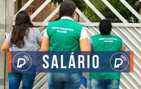 Sal&aacute;rio de agentes comunit&aacute;rios de sa&uacute;de e de combate &agrave;s endemias.