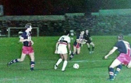 Santa Cruz x PSG durante disputa da Fita Azul em 1979.