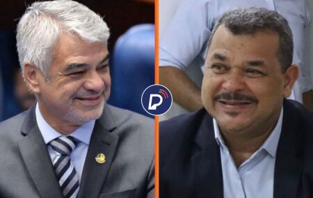 Senador Humberto Costa e vereador de Camaragibe, Geraldo Alves.