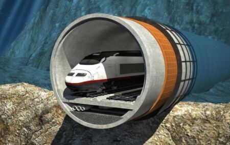 Trem submarino de alta velocidade conectar&aacute; Espanha e Marrocos em apenas 40 minutos. 