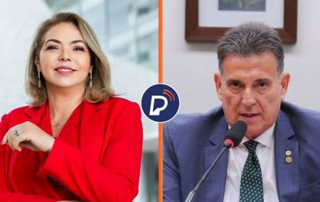 Veradora do Recife, Liana Cirne, e o deputado federal Coronel Meira.