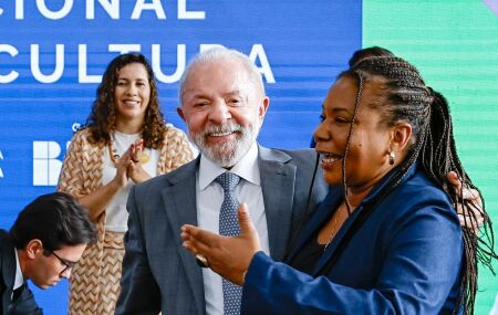 Lula e Margareth Menezes 