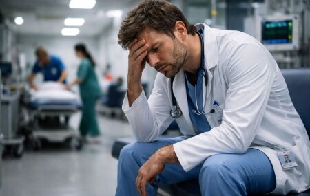 Esgotamento emocional e estresse na profiss&atilde;o m&eacute;dica