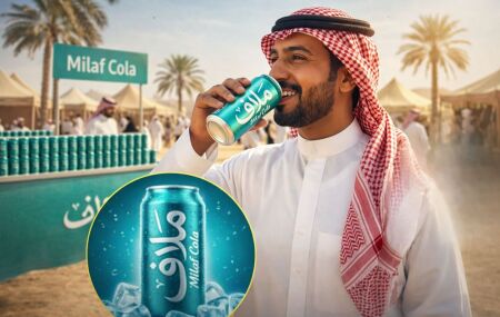 O Milaf Cola, um refrigerante feito a partir de t&acirc;maras premium, sem adi&ccedil;&atilde;o de a&ccedil;&uacute;car.