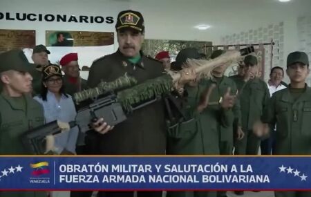 Nicolas Maduro com Rifle .50