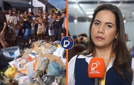 Acumulo de lixo em Olinda.