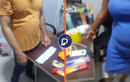 Registro de homem agredido em supermercado de Abreu e Lima dentro de sala.