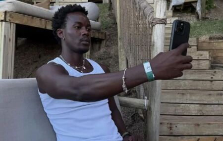 Influenciador angolano Fl&aacute;vio Paulo Sampaio, que foi preso.