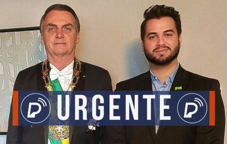 Bolsonaro e Filipe Martins.