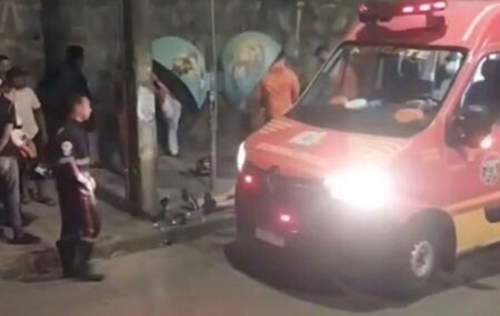 Local de acidente onde cabo da PMPE morreu ap&oacute;s colis&atilde;o.