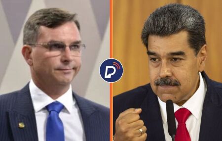 Fl&aacute;vio Bolsonaro: 'Maduro &eacute; exemplo de como um regime autorit&aacute;rio pode destruir uma na&ccedil;&atilde;o'