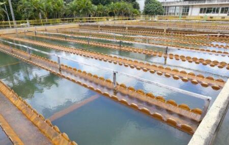 Sistema Botafogo da Compesa, em Igarassu.