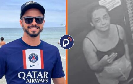Maicon Douglas de Oliveira, filho do s&iacute;ndico e corretora em elevador.