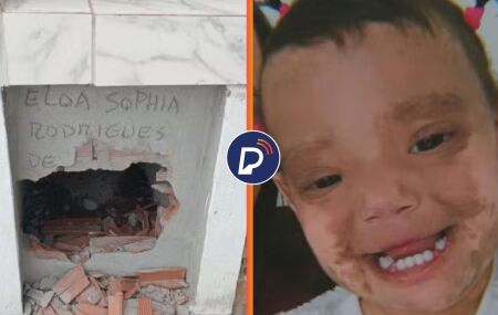 Corpo de crian&ccedil;a de dois anos &eacute; encontrado fora do t&uacute;mulo em cemit&eacute;rio no Grande Recife